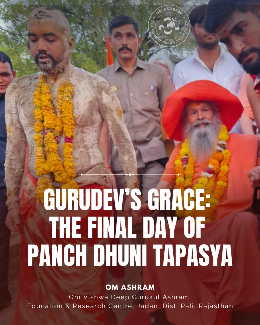 Final Day of Panch Dhuni Tapasya with the grace of Vishwaguru Ji: Sacred Mantras & Divine Symbols 